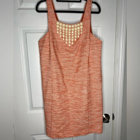 TRINA TURK Clementine Linen Blend Shift Dress Size 12 - Picture 2 of 8